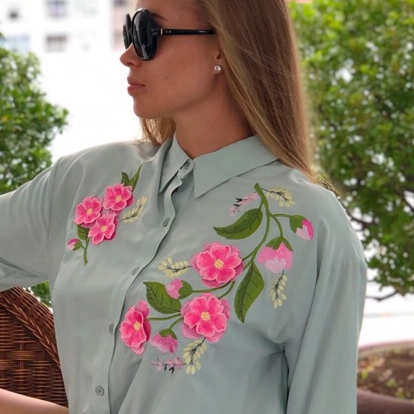 Flowers with 3D elements Set of machine embroidery designs