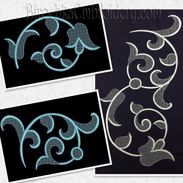 Machine Embroidery Design Floral Embroidery Pattern