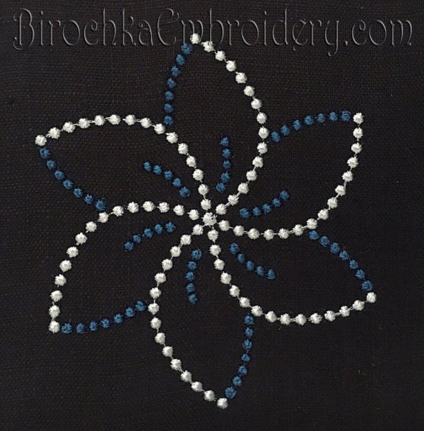 Machine Embroidery Design Flower Pattern