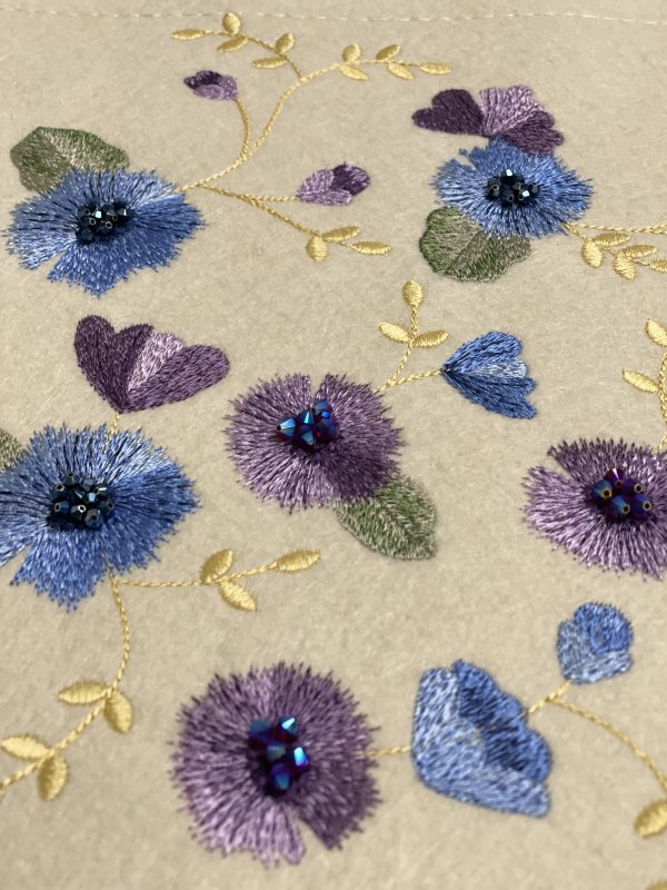 Flower arrangement, set of six designs for machine embroidery, digital embroidery patterns.