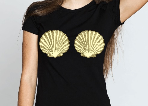 Applique Shell Machine Embroidery Design