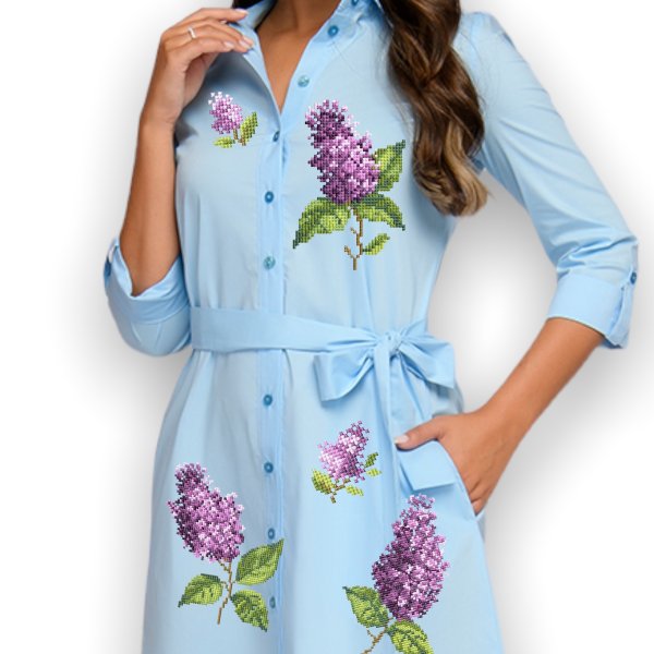 Набор дизайнов машинной вышивки Сирень Схемы вышивки крестом