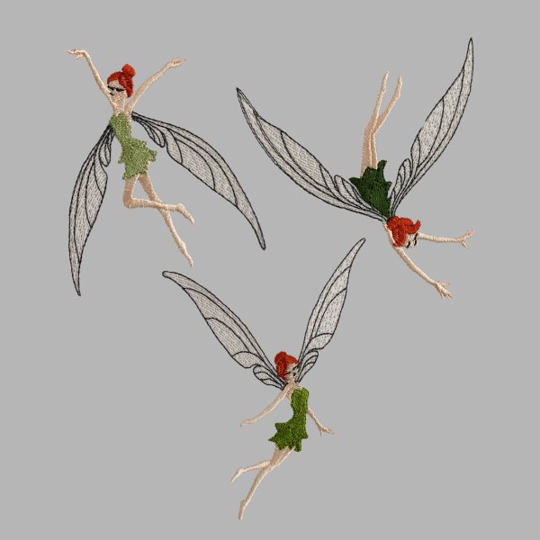 Machine embroidery design Fairies