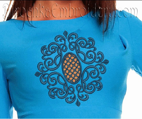 Cutwork Victorian pattern