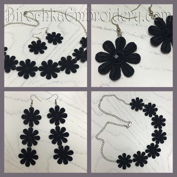 Free Standling Lace Jewelry set