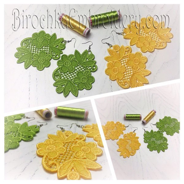 Free Standing Lace Earrings