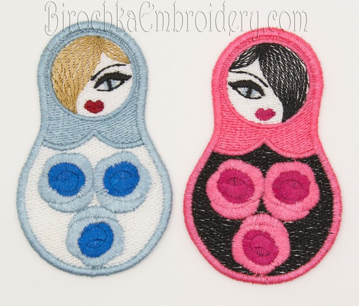 Machine Embroidery Design Matrioshka FSL