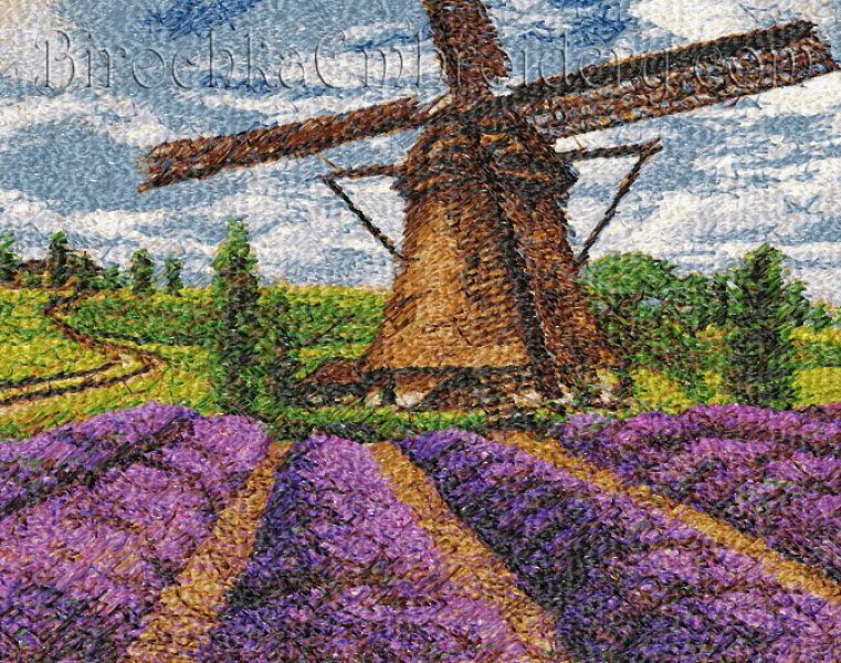 Machine Embroidery Design PhotoStitch Provence