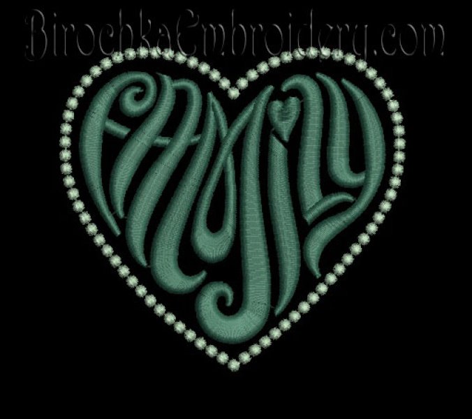 Machine Embroidery Design Family