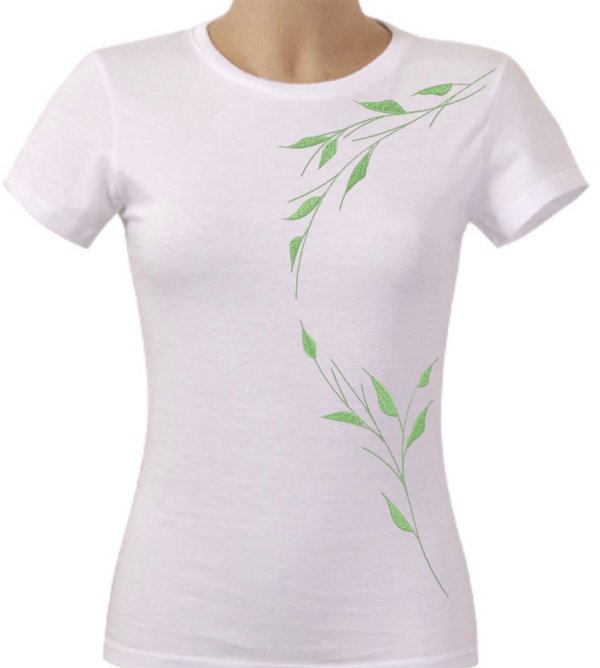 Set of machine embroidery designs 8 Twigs in tattoo style