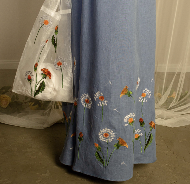 «Одуванчики» набор из 13-ти дизайнов машинной вышивки