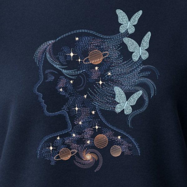 Machine embroidery design "Universe inside"